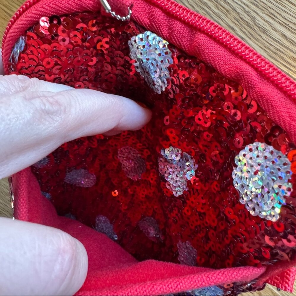DISNEY Minnie Mouse Red Polka Dot Crossbody Bag - Picture 3 of 13